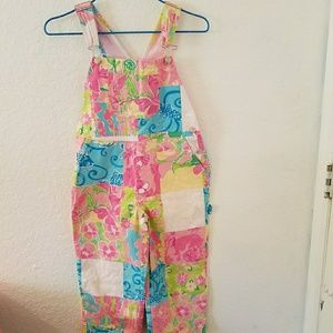 Lilly Pulitzer girls overalls